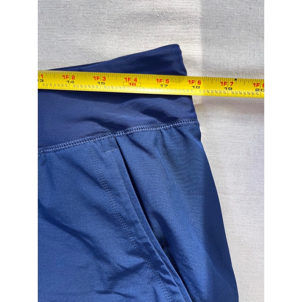 Lands End Navy Blue UPF 50 Swim Shorts w/ Liner Womens sz 14 Active Beach - Picture 5 of 8